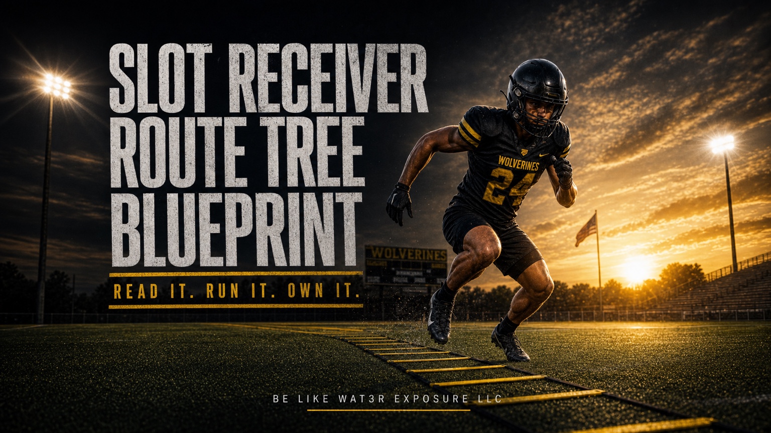BLWE slot receiver route tree blueprint graphic